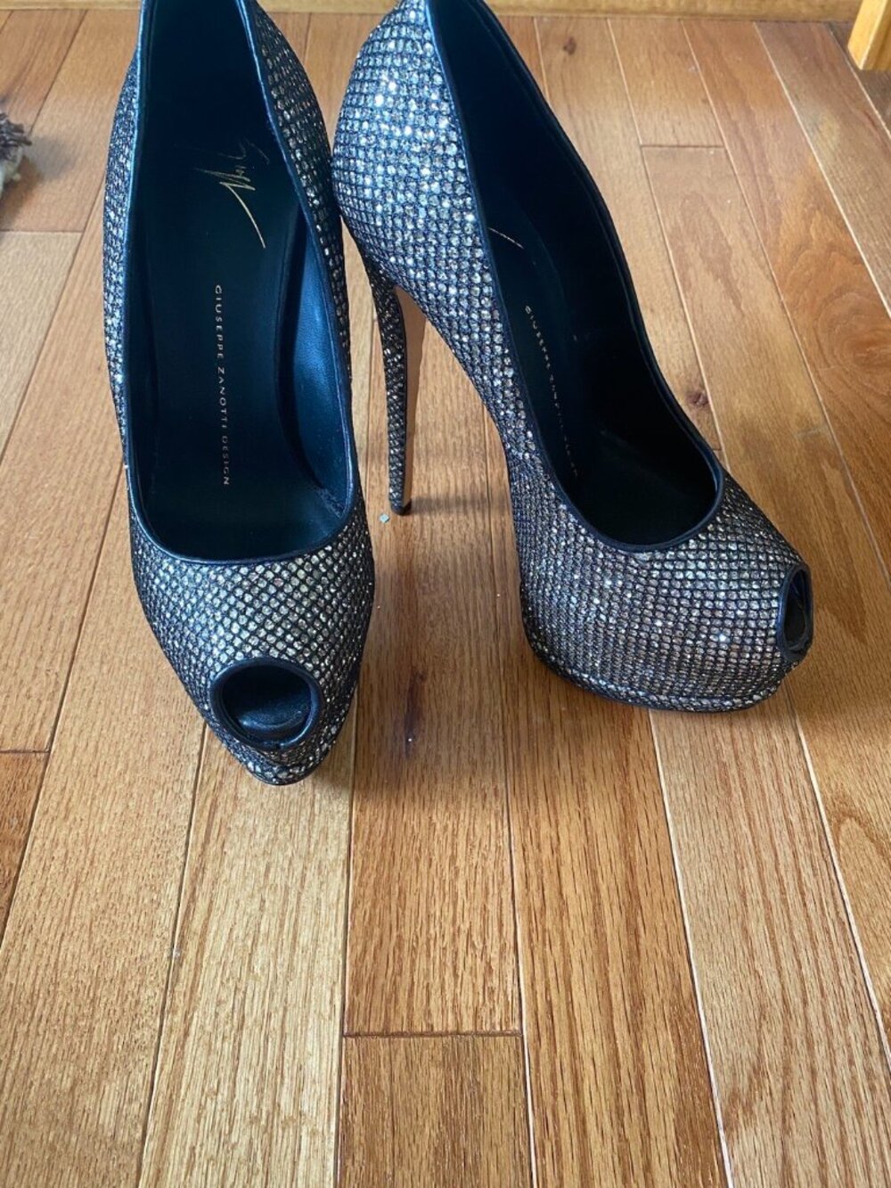 Guiseppe Zanotti Black Womens Platform Shoes - Picture 2 of 4
